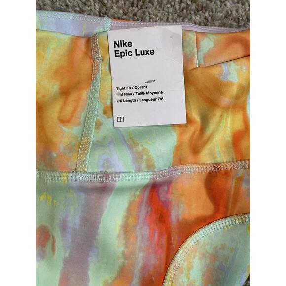 Nike Dri-FIT Epic Fast Leggings XS NWT Black Mid-Rise Running - Picture 9 of 14